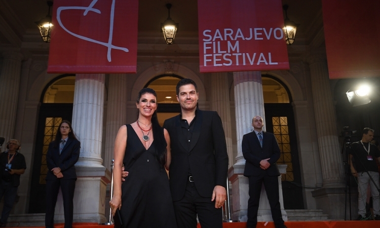 Šejla Kamerić and Jovan Marjanović, Red Carpet, 28th Sarajevo Film Festival, 2022 (C) Obala Art Centar