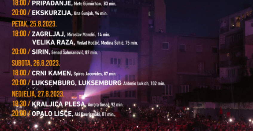 Izbor filmova iz programa 29. Sarajevo Film Festivala u Visokom
